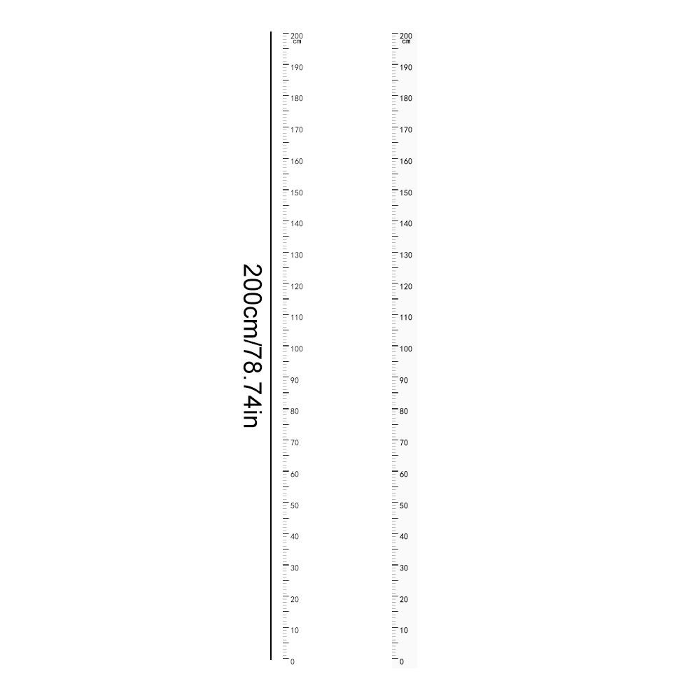 2-Meter Height Height Measurement Wall Sticker Waterproof Height Ruler  Family Use