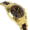 Salvatore Marra Men's Chronograph Watch with Acetate and Two-Tone Strap, 20th Anniversary Limited Edition, Brand Ranking, Gift, SM23105-GDBRGD, Gold a