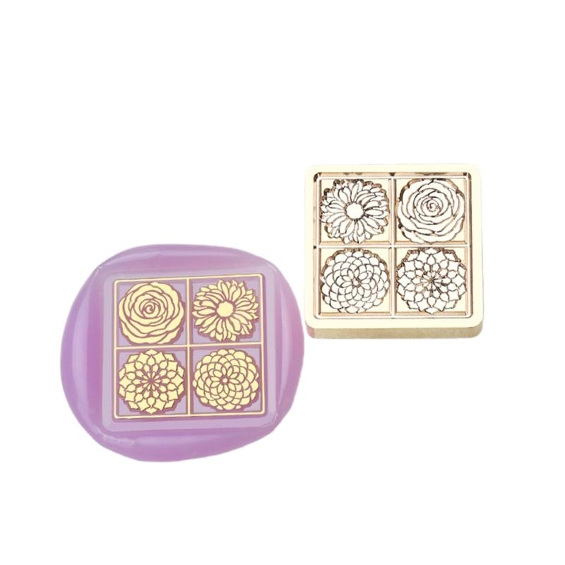 Butterfly Wax Seal Stamp Brass Head Winter Themed Sealing Waxed Stamp for Invitation Card Scrapbooking Decorations