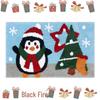 Santa Claus Faux Cashmere Holiday Floor Mat - Dirt & Wear-Resistant, Easy-to-Clean Christmas Decoration