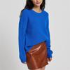 Knitted Sweater Autumn and Winter New Women's Clothing Round Neck Long Sleeve Pullover Loose Lazy Wind Sweater Jacket