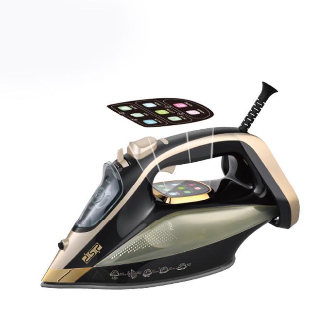 

European Standard Handheld Steam Iron with LED Display and Auto Power Off EU 220V жовтий