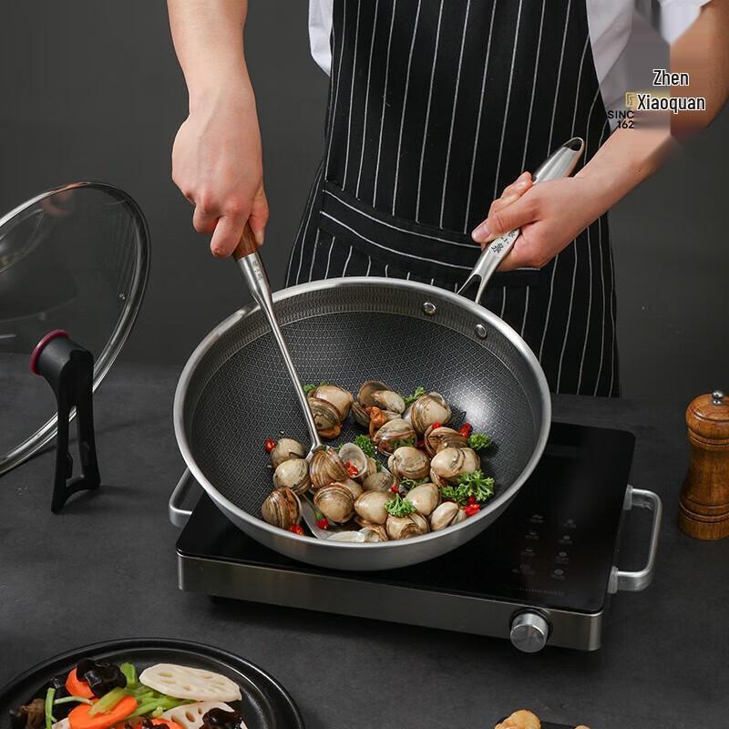 

Zhang Xiaoquan 30cm 304 Stainless Steel Honeycomb Wok
