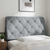 VidaXL Light Grey Headboard Cushion 100 Cm Fabric 4019205