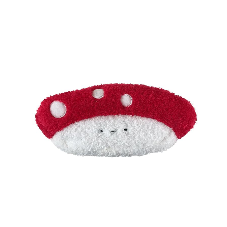 Cartoon Simulation Vegetable Plush Pencil Bag Large Capacity Stationery Bag Student Supplies Pencil Storage Bag Birthday Gift