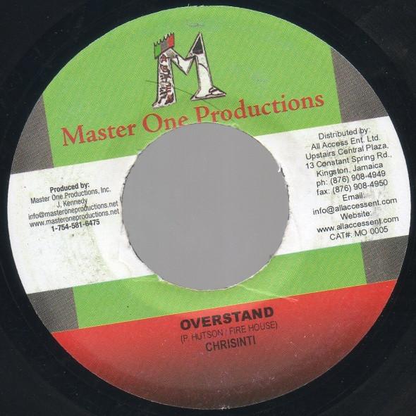 

7inch Record CHRISINTI - Overstand MO0005 Master One Prod 2005 Jamaica Reggae, Ska & Dub Used