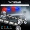 LED Universal Car Strobe Light Flasher Vehicle Windshield Flashing Warning Signal Lamp Red Blue Police Emergency Lights 12V