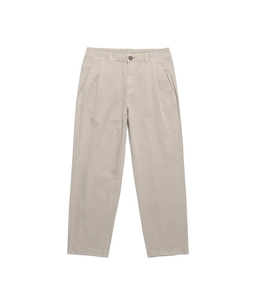nau Garment-Dyed Cotton Twill Pants Beige
