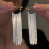New Fashion Trend Unique Design Elegant Exquisite Light Luxury Long Tassel Earrings Female Jewelry Party Premium Gift