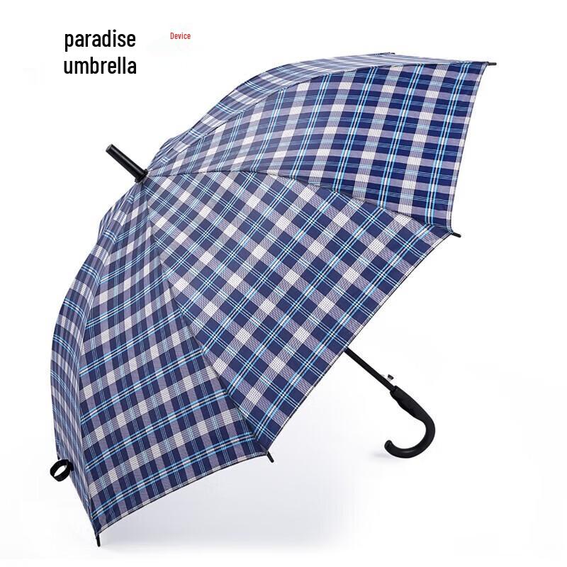 

Heaven Umbrella Semi-Automatic Straight Handle Sun and Rain Umbrella