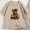 Funny Alf Eat Cat Tshirt Causal Round Neck Cotton Short Sleeve Tshirt Streetwear Men Women Loose Comfortable T Shirt Clothing