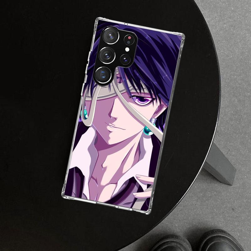 Huner X-Hunters Chrollo Shizuku Phone Case Cover for Samsung Galaxy S26 S25 Edge S24 S23 Ultra S22 Plus S21 FE S20 + Art Customi