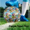 Custom Text Size 5 Soccer Ball, Standard Match Football For OutdoorHotel Transylvania