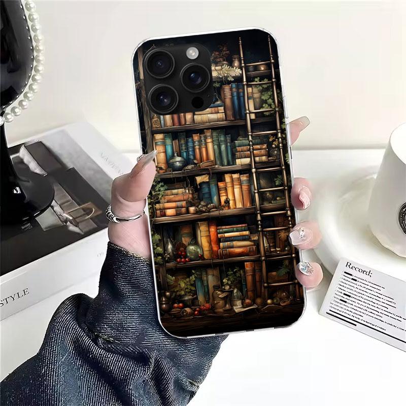 Lies Bücher Illustration Lesen Weiche Handyhülle Für IPhone 11 17 Air 16E 16 Pro Max 15 + 14 Plus 13 Mini 12 Apple 7 SE 8 Fundas
