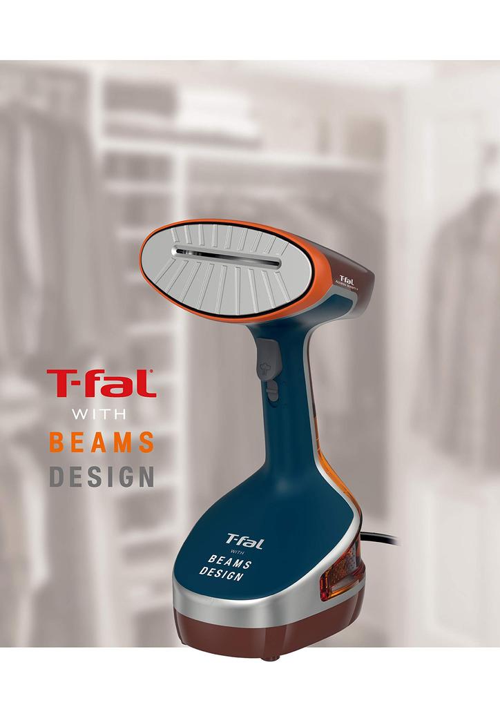 T-fal Access Steam Plus Garment Steamer with Beams Design Cord (DT8101J0)