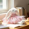 1 Adet 28cm Sevimli Bale Eteği Ayı ve Tavşan Peluş Oyuncak Sevimli Sakinleştirici Hayvan Bebekleri Tavşan Oyuncakları Doğum Günü Noel Hediyesi