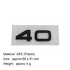 Adesivo Logo 3D 30 35 40 45 50 55 TFSI Emblema Paraurti Posteriore Auto Bagagliaio Posteriore Accessori