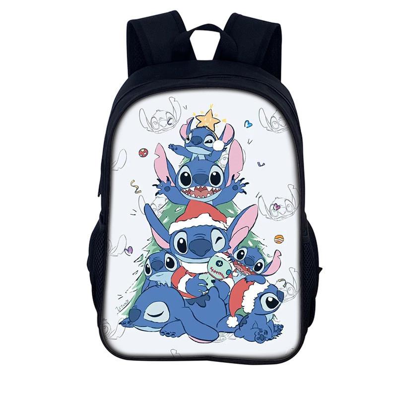 Stitch Kids Backpack With Polyester Material For Daily Use And Storage