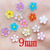 50Pcs New Cute Mixed Mini Floret Flat Back Resin Cabochons Scrapbooking DIY Jewelry Craft Decoration Accessorie