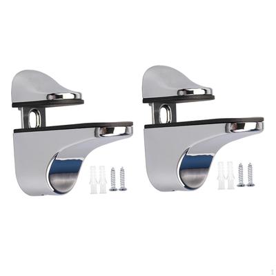 Glasregal-Stützklemme für 3-21 mm Glas, Badezimmer-Cliphalter, Hardware-Regale,