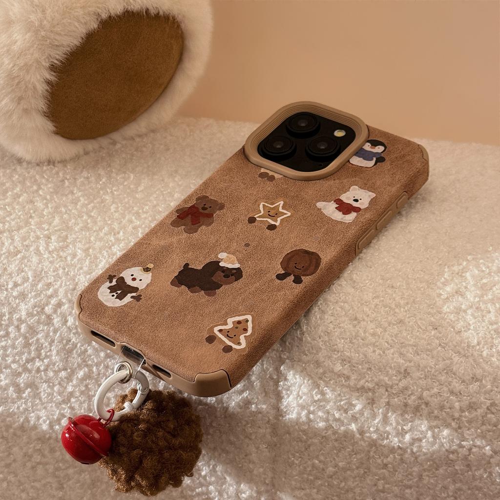 Ins Suede Cartoon Sausage Phone Case Suitable for 11/12/13/14/15/16