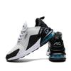 Couples spring and autumn trend versatile flying woven air cushion running breathable non-slip sports men's shoes