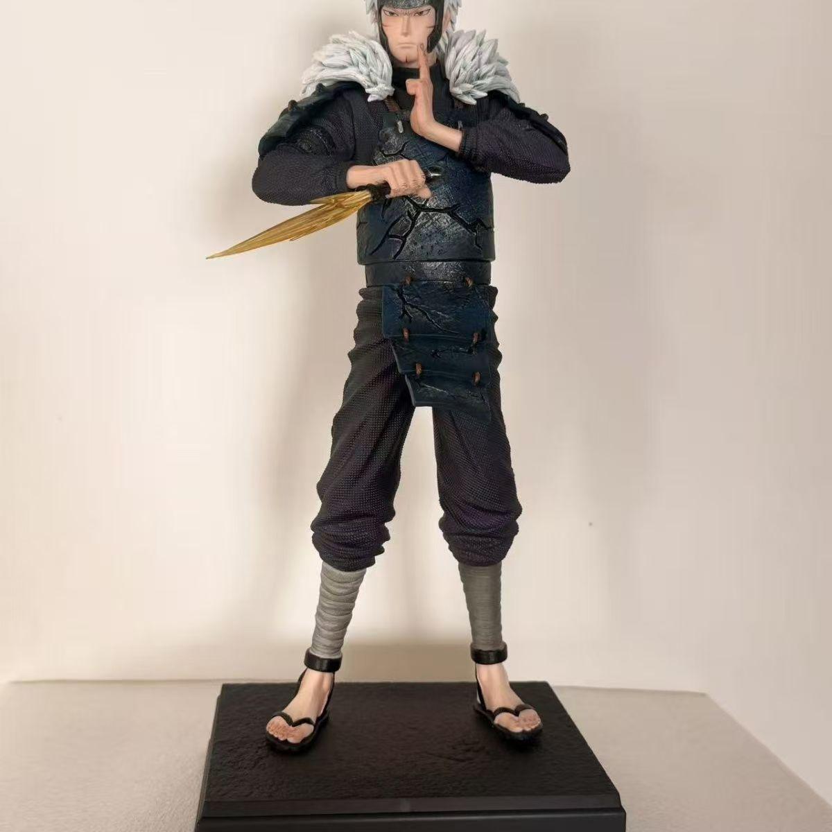 Naruto Series Tobirama Double Head GK Sculpture Anime Toy Model Set