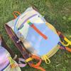 Schultasche1011 Neue Dopamin Outdoor Frühling und Sommer Bergsteigertasche Leichter tragbarer Rucksack Große Kapazitätstasche Rucksack