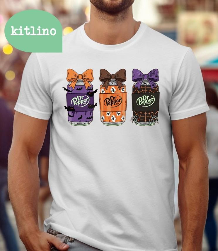 Хэллоуин Dr Pepper Кокетливая Унисекс Футболка F60466 M