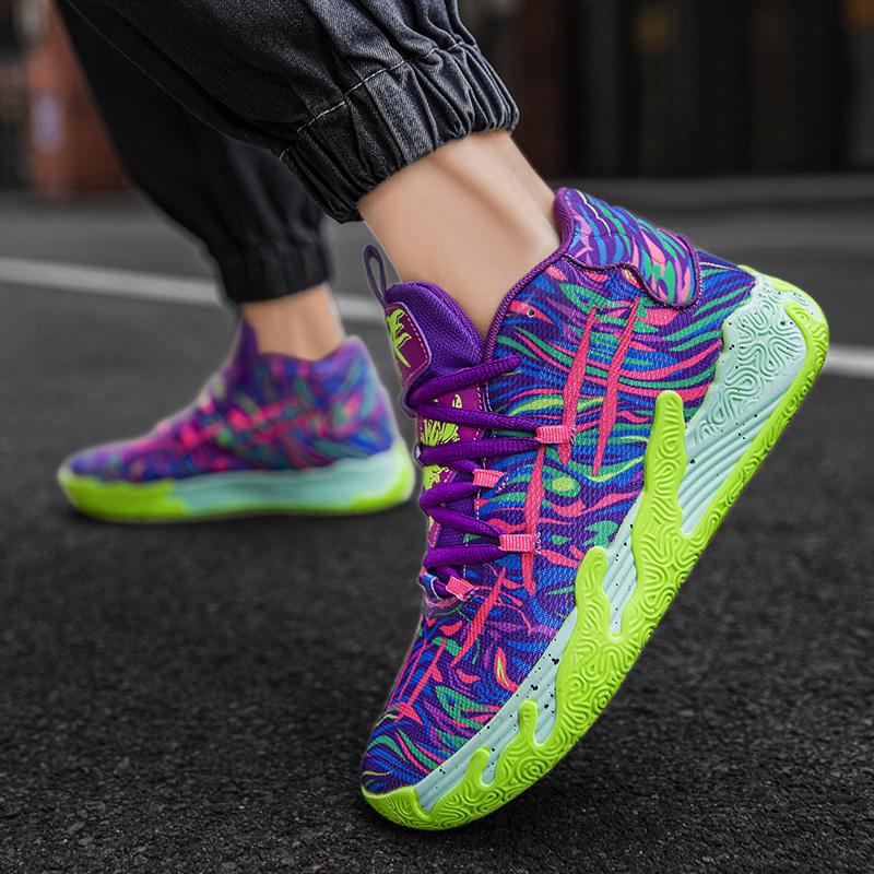 Men Basketball Shoes Warm Comfort Cushioned Professional Tennis Training Shoes Anti Slip and Wear-resistant Sneakers