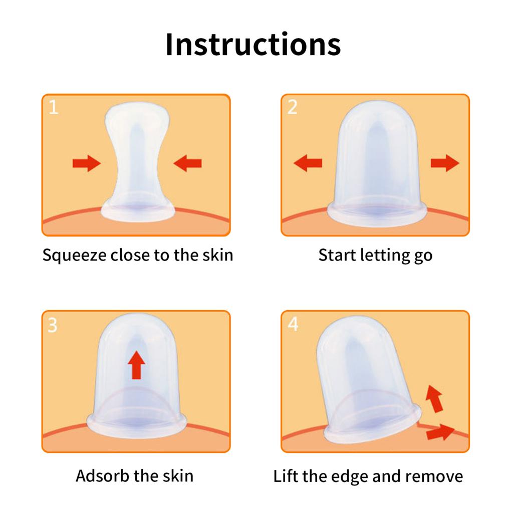 1pc Family Body Massage Helper Anti Cellulite Cellulite Vacuum Vacuum Silicone Cupping Cup