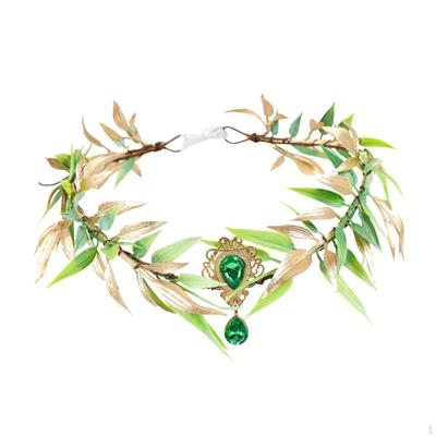 Baroque Elf Leaf Crown,Wreath for Photo Props Costume Party Supplies