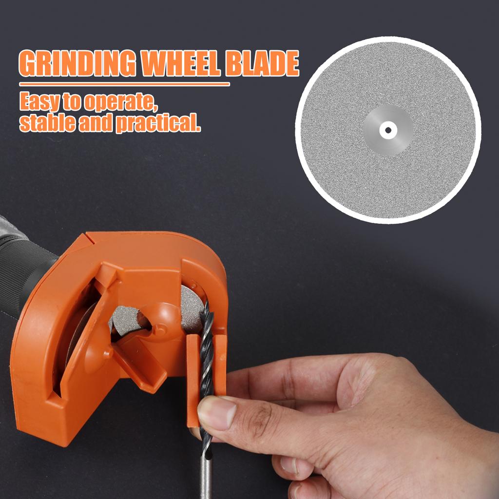 2/10Pcs Drill Bit Sharpening Disc Flat Lap Grind Wheels Multipurpose Drill Bit Grinding for High Speed Steel Twist Drill Bit