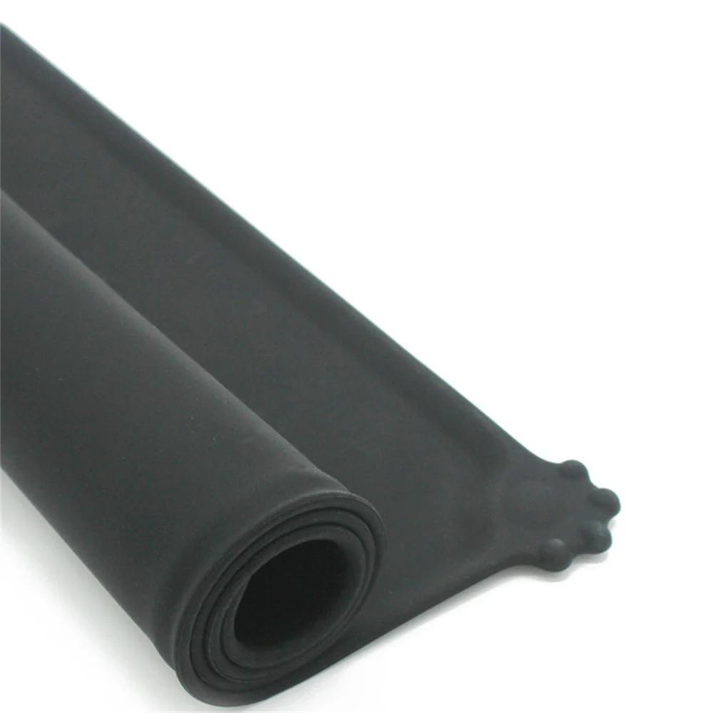 Silicone Waterproof Pet Mat For Dog Cat Pet Food Pad Pet Bowl Drinking Mat Dog Feeding Placemat Portable Outdoor Feeding