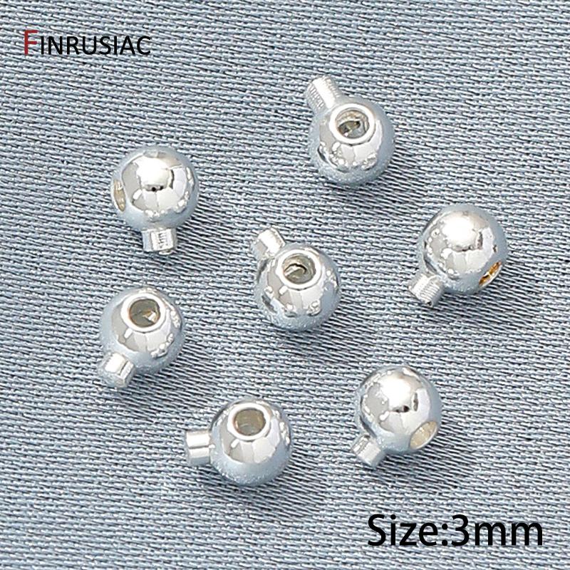 18K Gold Plated Brass Positioning Clasps Stopper Spacer Bead Crimp End Beads,Lamps For Jewelry,DIY Jewelry Making Supplies