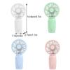2025 New Model Noise Free Rechargeable Mini Fan for Silent Cooling Experience Lightweight Portable Mini Pocket Fan White