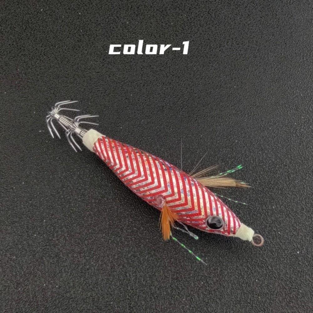 Luminous Coating Egi Jig Bait UV Glow Saltwater Fishing Lure Horizontal Jig Lure  Saltwater Use