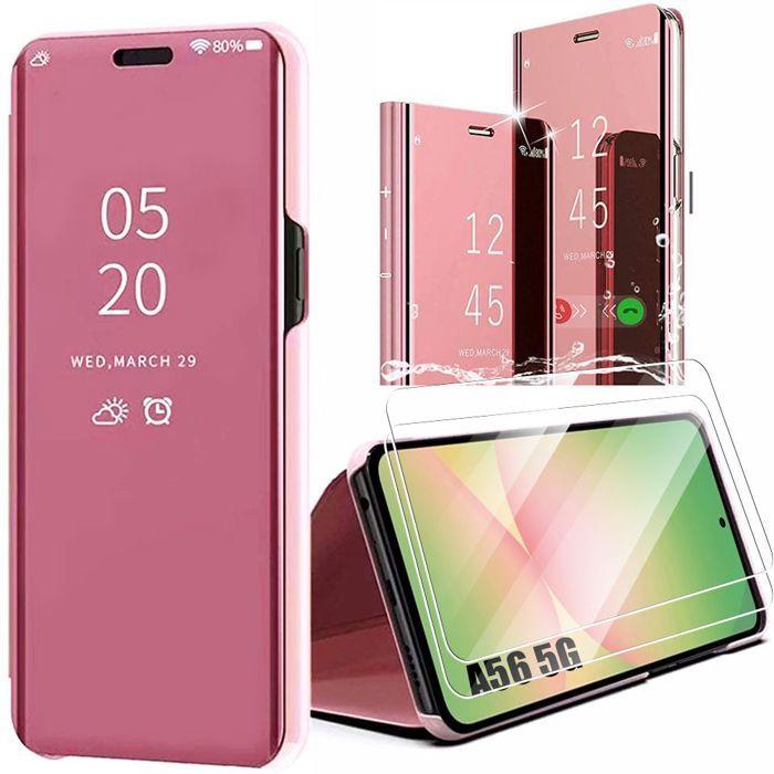 Coque de protection - BOOLING - Samsung Galaxy A56 5G - Rose - Anti-Rayures - 360°