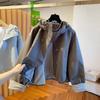 Plus Size Women S Hooded Windbreaker Jacket Workwear Style