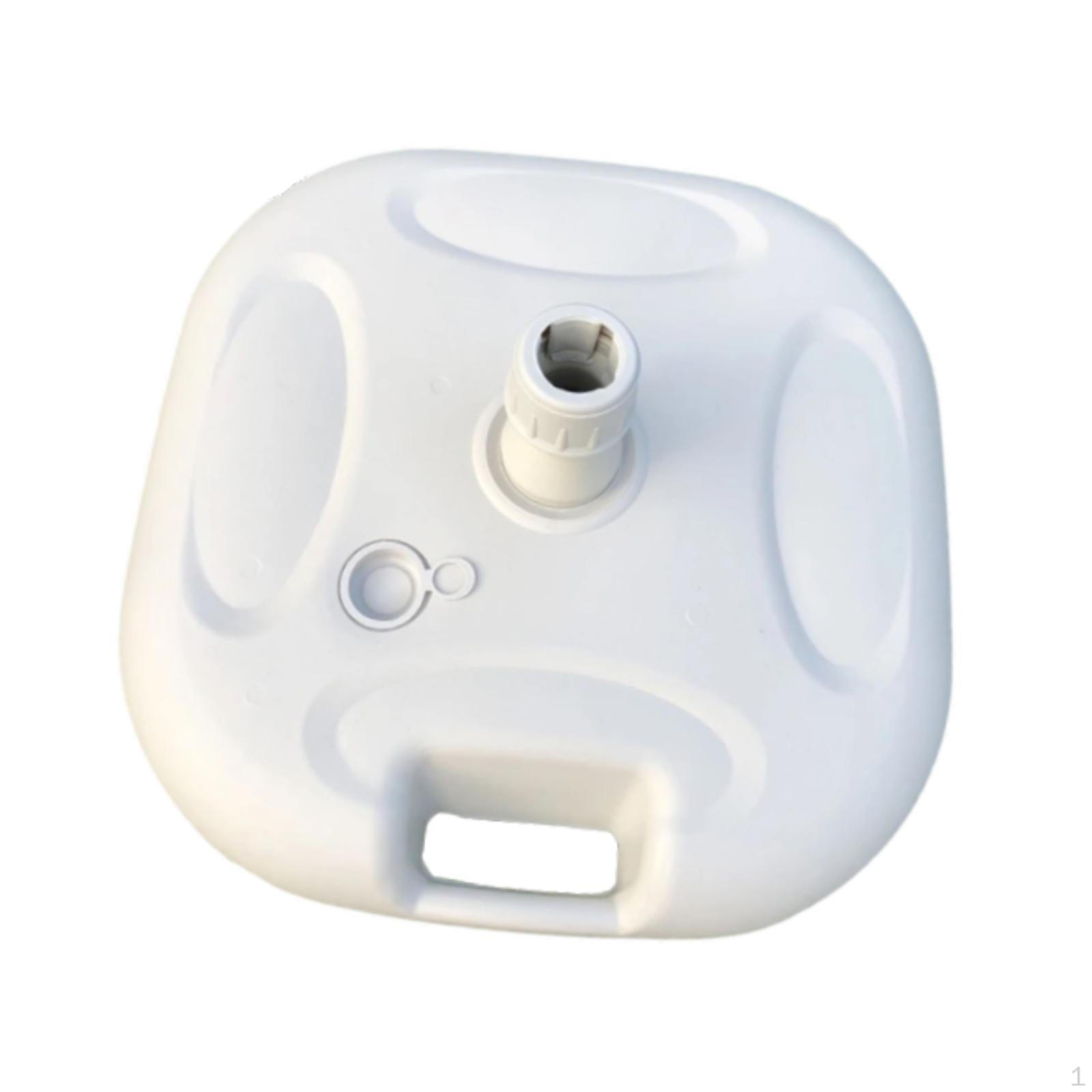 

Підставка для парасольки Патіо Парасолька Задній двір Балкон Двір Наповнювана водою піском Стійка білий