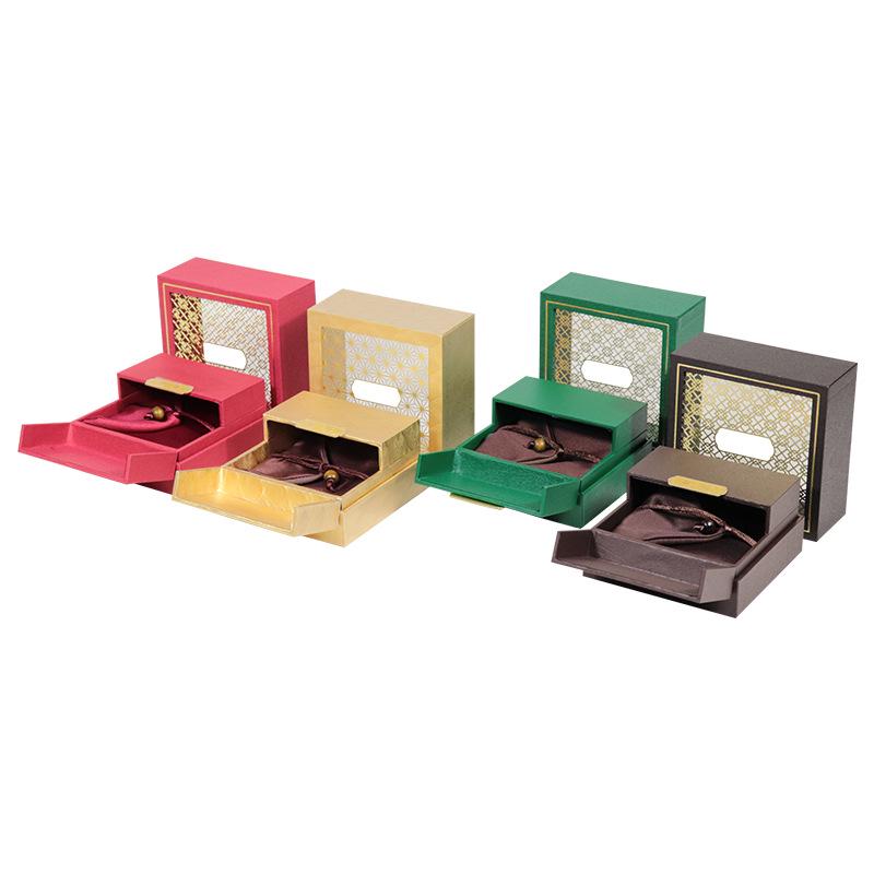 Heritage Series Gold Tassel Jewelry Box for Bracelets, Necklaces, and Jade Pendants