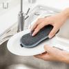 2019 Original Dish Scrubber Für Badewanne Fliesen Küche Waschen Topf Doppelseitige Wirkung Starke Reinigung Öl Fleck Dish Scrubber