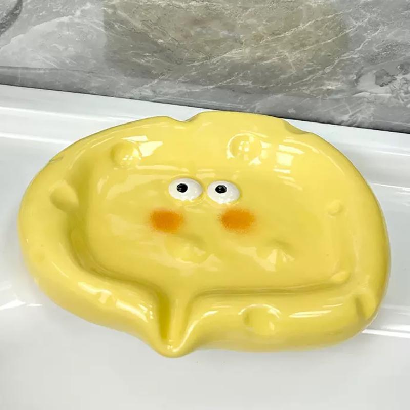 

Керамическая коробка для мыла, высококачественная модная коробка для сливного мыла, бытовая мыльница для ванной комнаты, бытовое мыло для туалета, кронштейн для мыла A