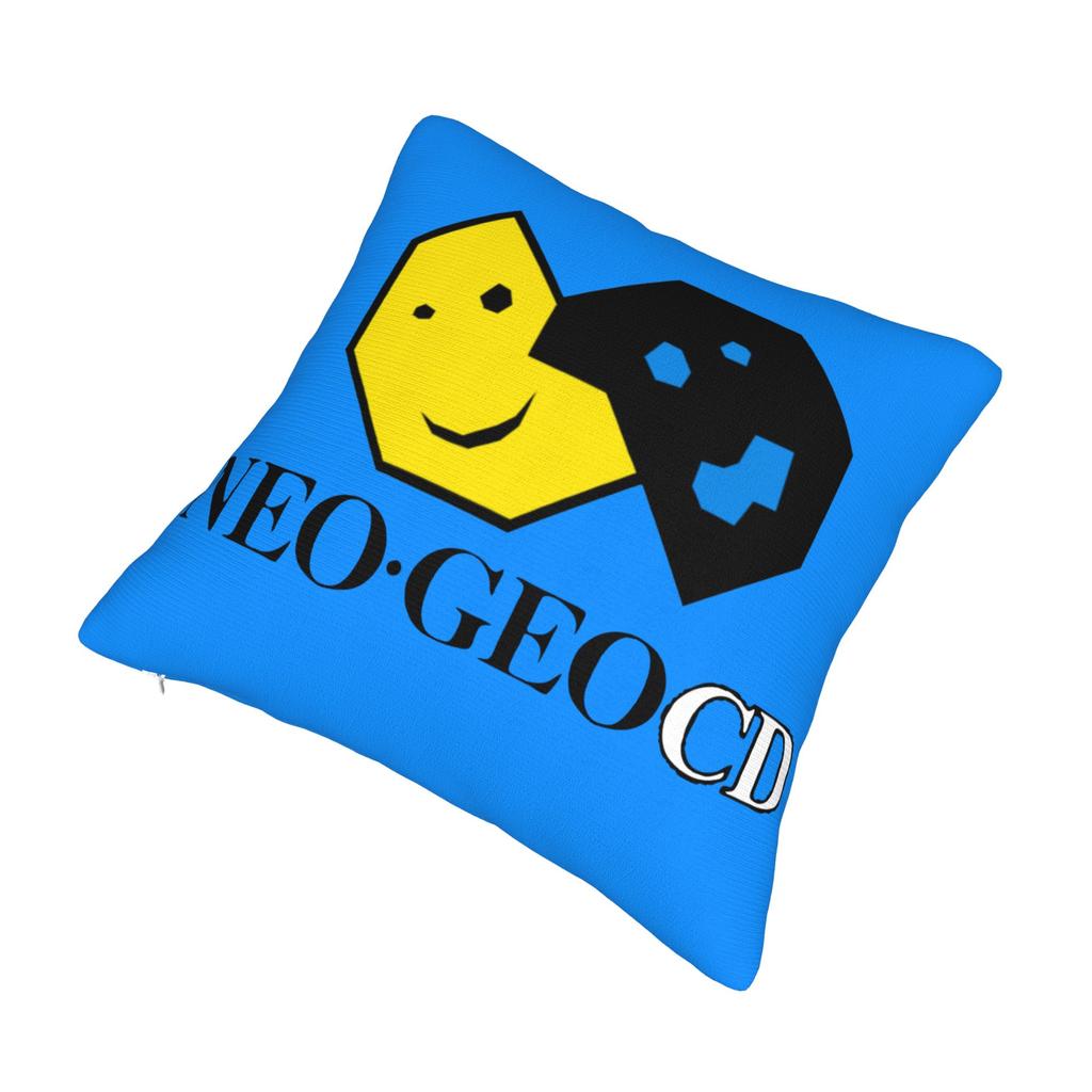 Neo Geo Cd Logo Pillowcase Printed Polyester Cushion Cover Gift Pillow Case Cover Chair 40*40Cm