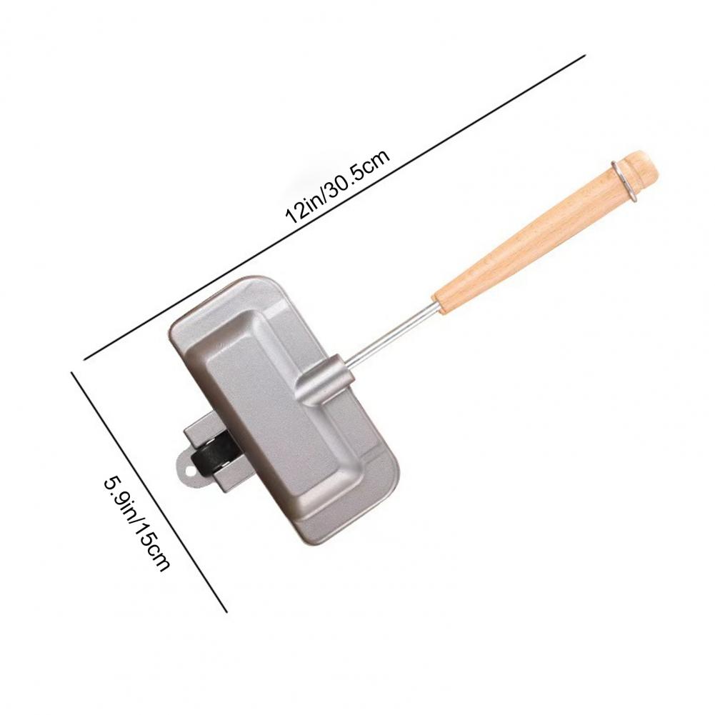 Sıcak Tost Makinesi Yapışmaz Izgara Panini Makinesi Tava Alüminyum Peynir Makinesi Tava Tost Waffle Pankek Kahvaltı İçin