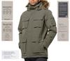Jack Wolfskin Glacier Canyon Parka – Pánská nepromokavá zimní bunda Olivově zelená 1107674-4550 ORIGINÁL
