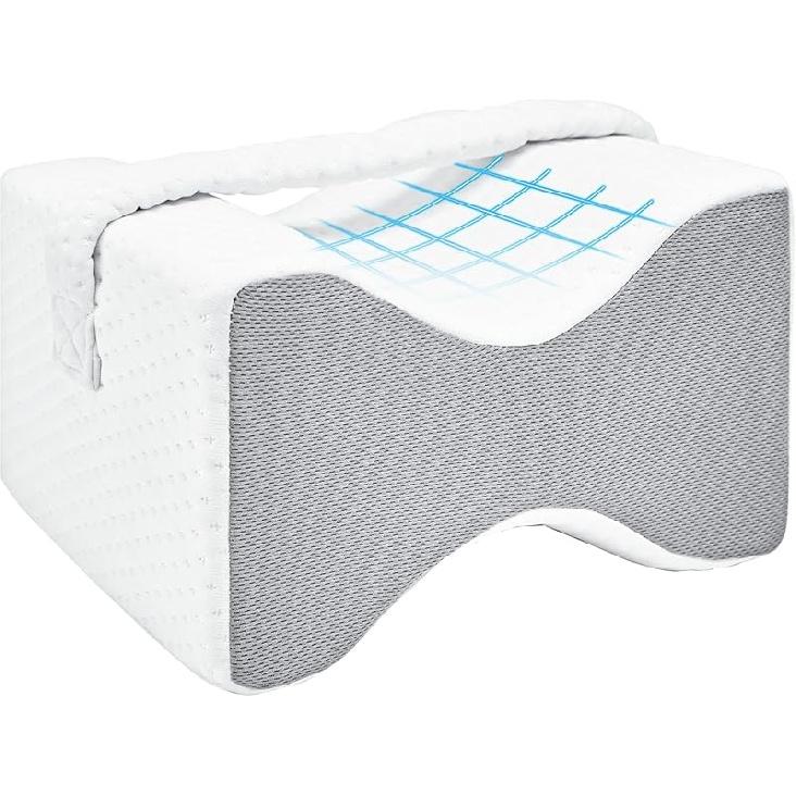 Knee Pillow for Side Sleepers, Leg Pillow Relief for Sciatica, Back, HIPS, Knees, Joints Between Legs Adults | Knee Surgery Gifts