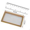 Dollhouse Miniature Acrylic Tray Wooden Board Mini Dessert Bread Cake for Gift