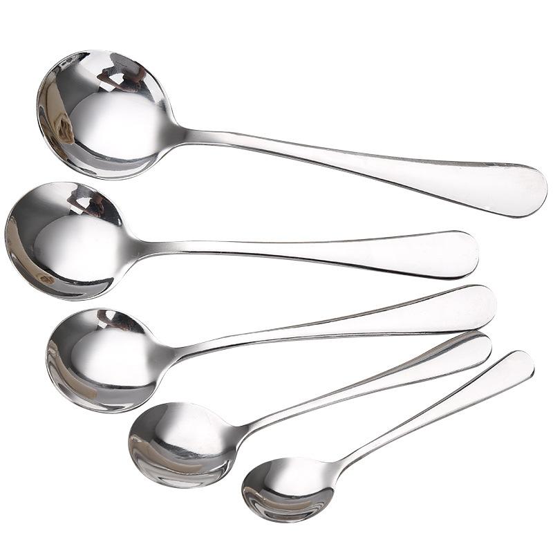 12-teiliges Heavy Duty Esslöffel-Set, 7,4" Löffel Lebensmittelgeeignetes Besteckset, Spiegelfinish, Ergonomisch, Spülmaschinenfest für Zuhause, Küche, Restaurant