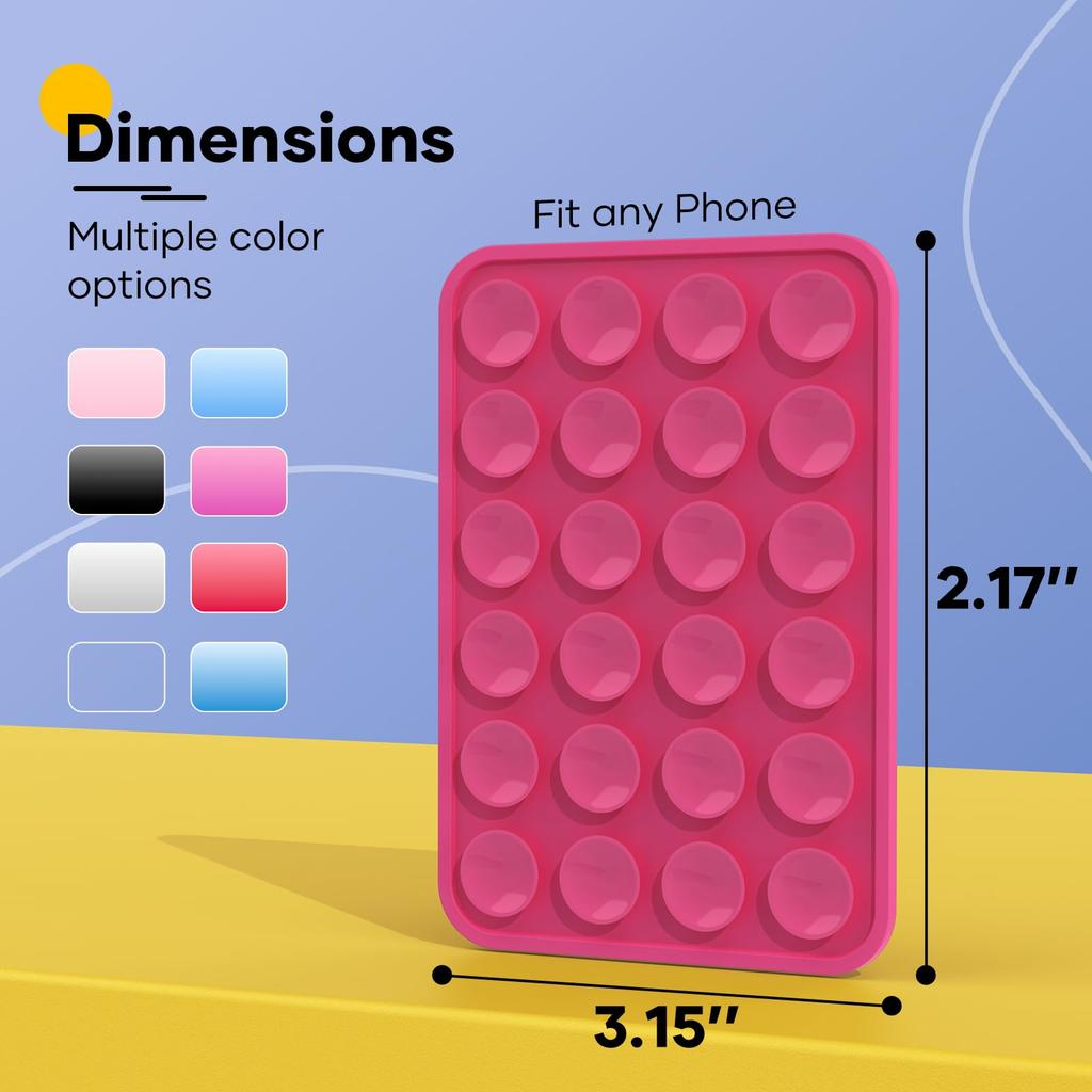 Podkładka z przyssawką silikonową do mocowania telefonu komórkowego Podkładka z przyssawką z gumy silikonowej z przyssawką do stałej podkładki